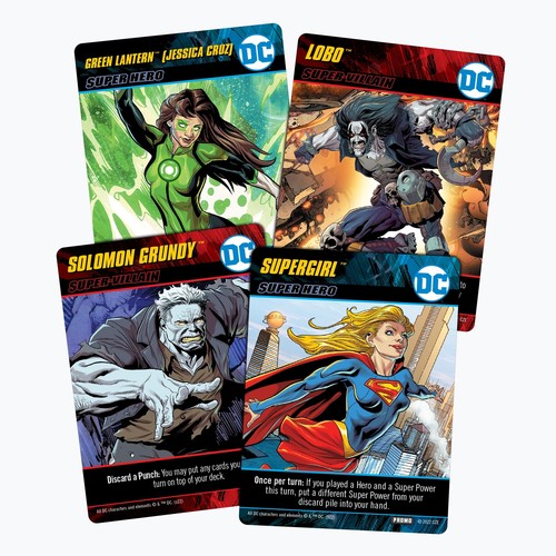 Deck building game - dc,